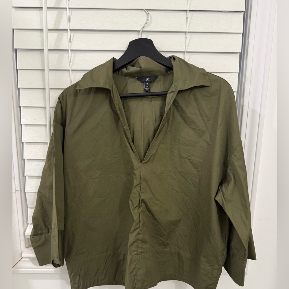 Banana Republic women Khaki Shirt Jacket